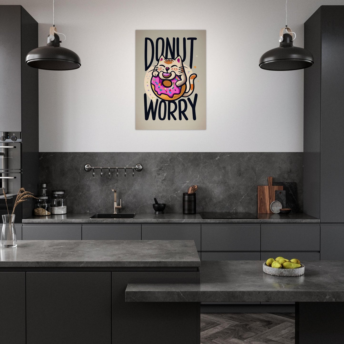 Donut Worry 2 Premium Matte Paper Poster